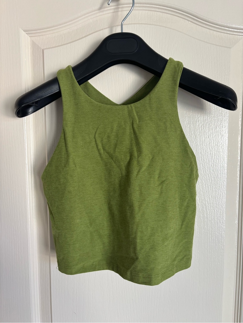 Beyond Yoga Spacedye Refocus Cropped Tank - leaf green, medium